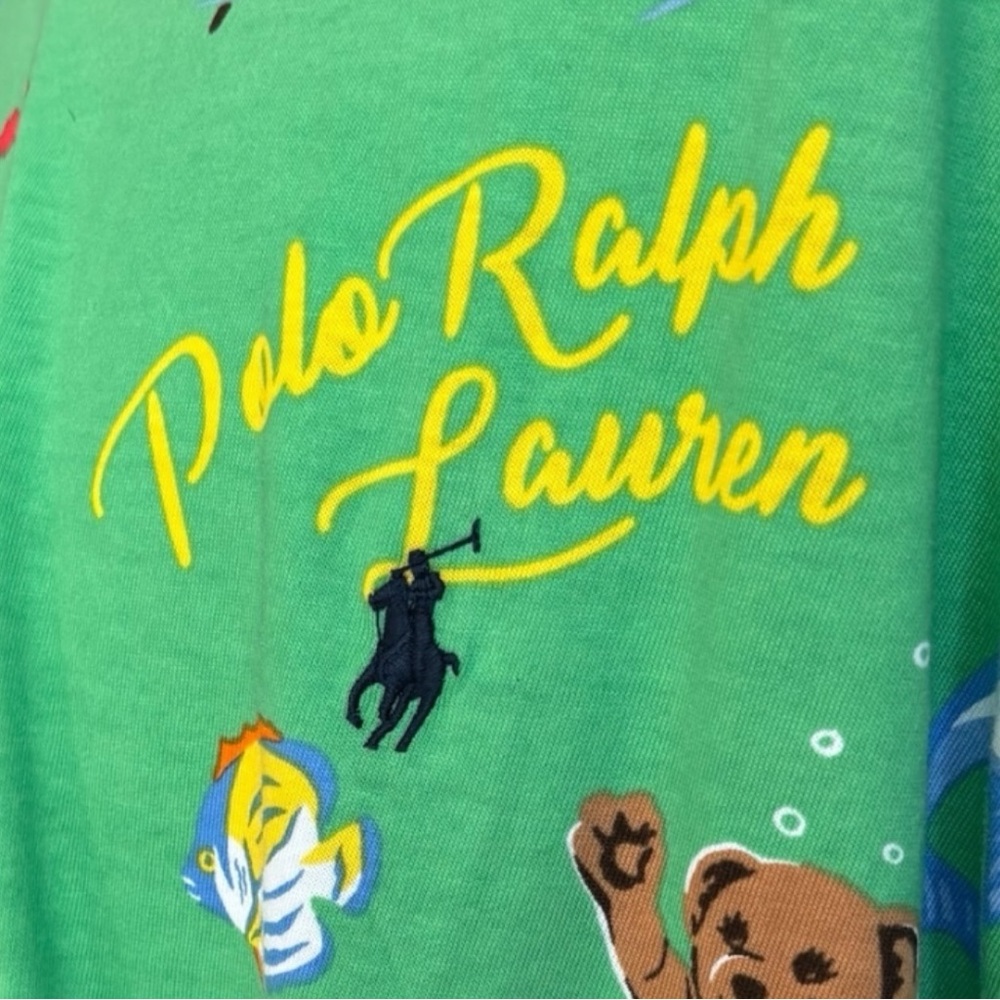 Polo Ralph Lauren Polo Bear Jersey T-
Shirt Green | 3XB - Picture 10 of 15